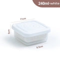 1Pc Kitchen Gadget Plastic Storage Box Fresh-Keeping Box Refrigerator Fruit Vegetable Drain Crisper Kitchen Storage Containers