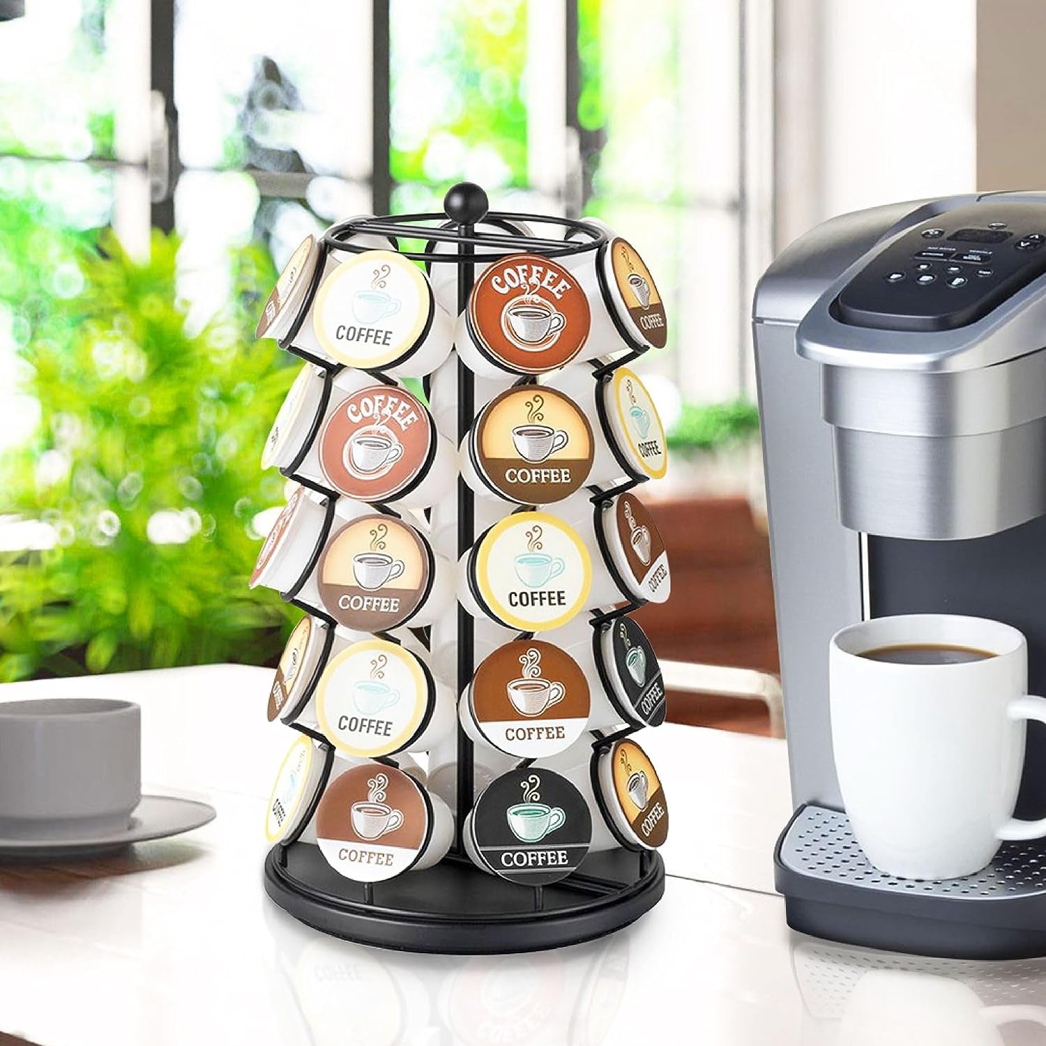 5771 35 Coffee Pod Carousel, Metal, Black